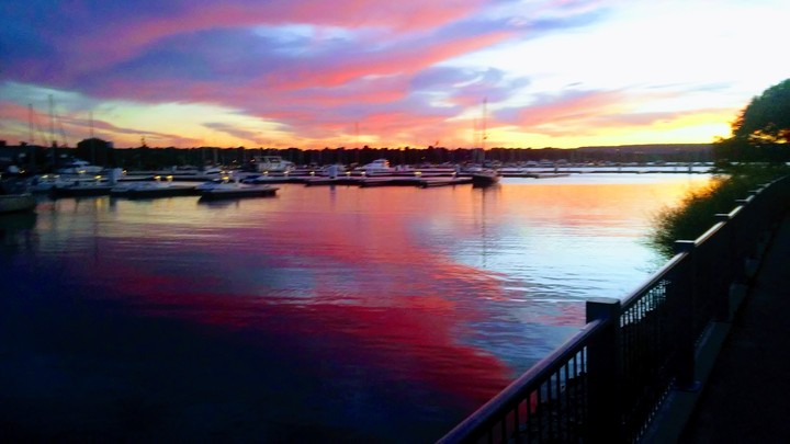 Lots of colors, in this sunset!