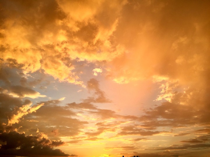 Golden sky