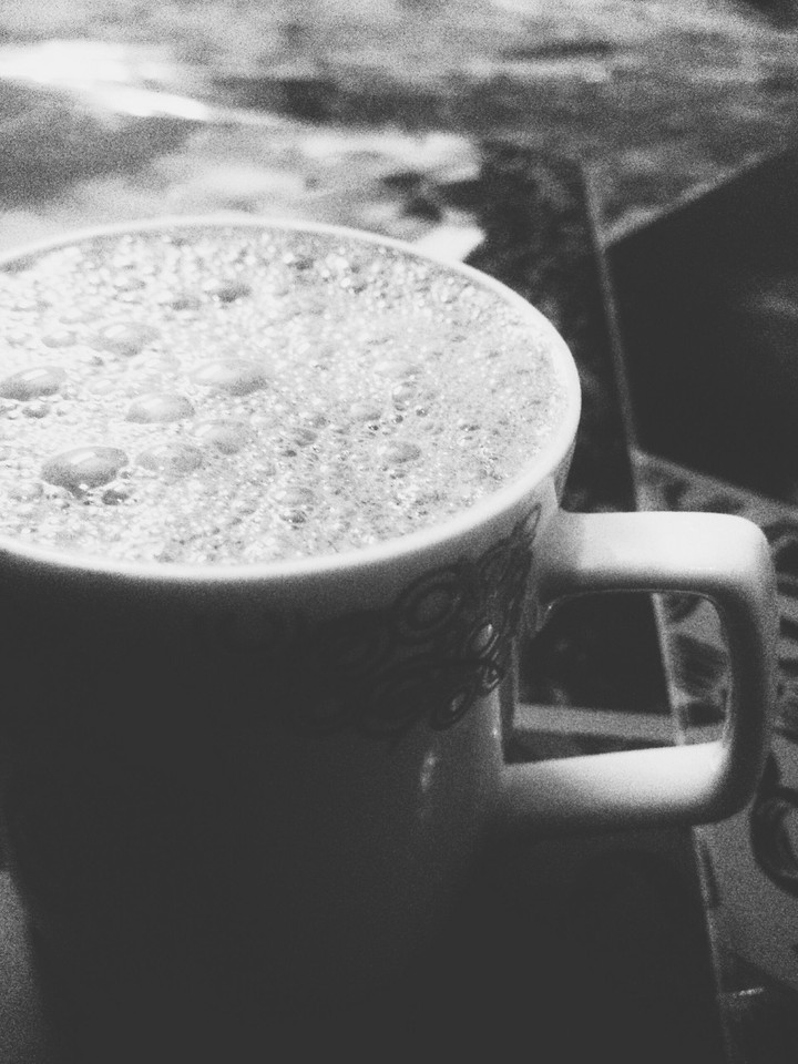 A coffee makes the day better.