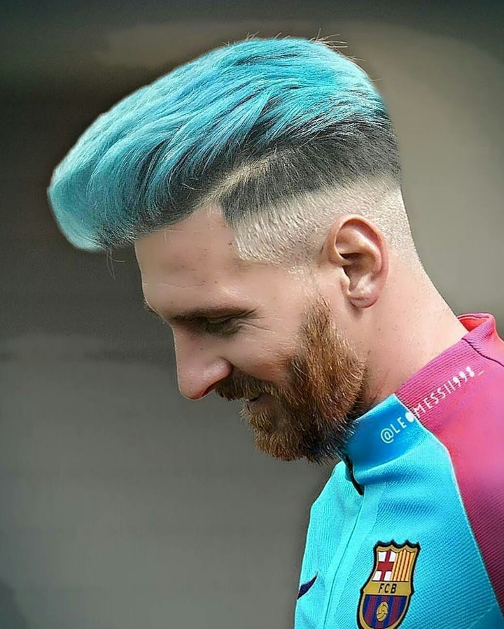 Colorful hairstyle