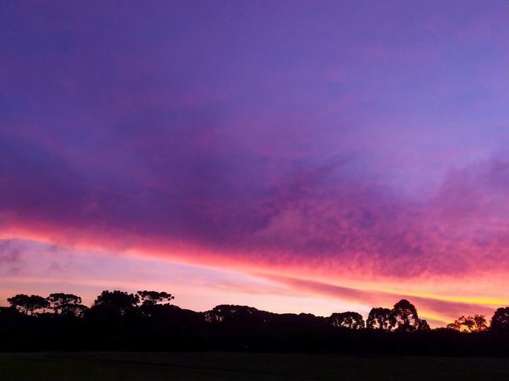 nuvens do amanhecer