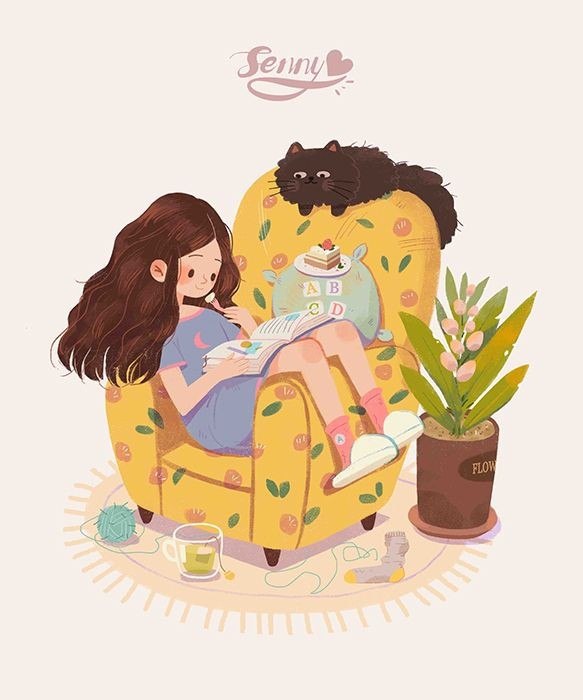 At home