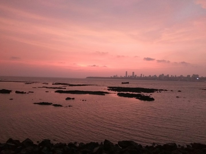 sunset @ marine drive Mumbai