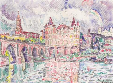 The Look At Montauban In Rain
