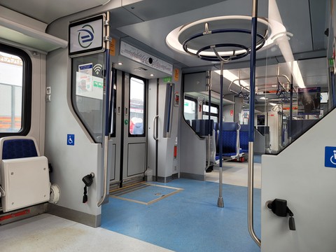 Train MCD in Moscow