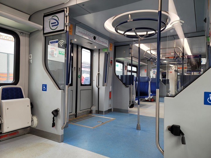 Train MCD in Moscow