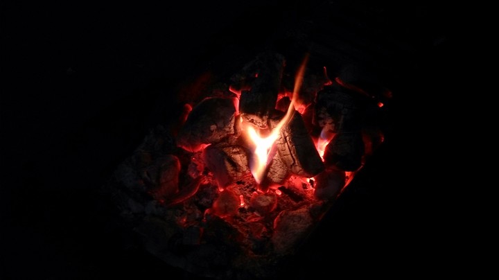 wood fire