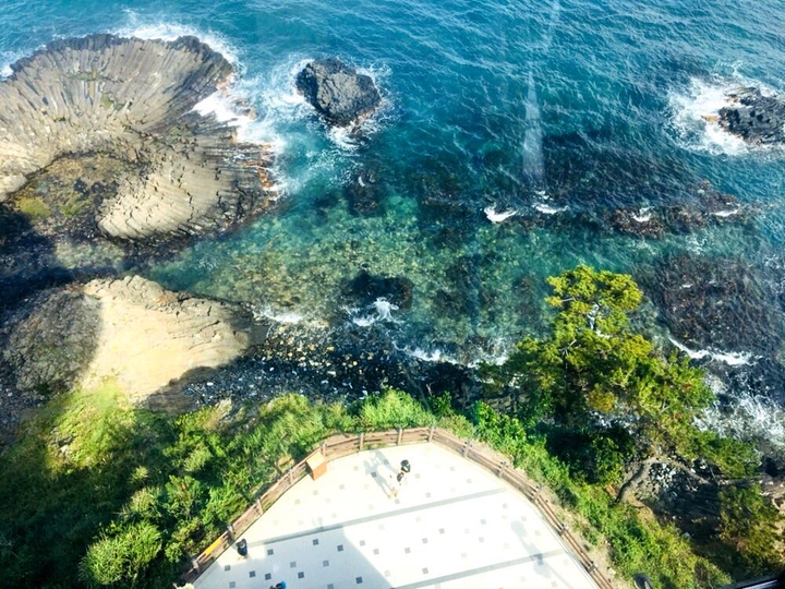 Ocean viewed from the observation deck