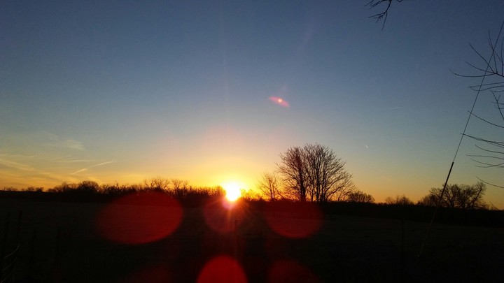 sunrise at home