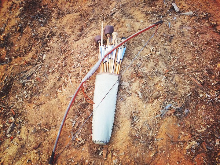Bow with arrow