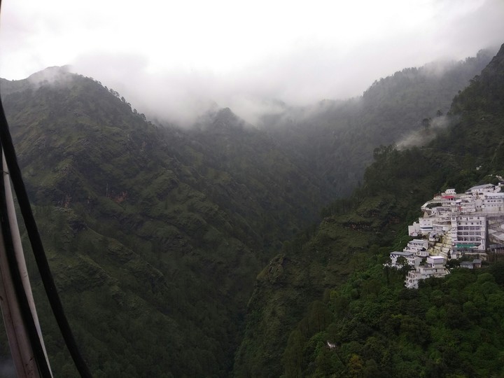 Vaishno Devi Bhawan in Trikoot Mountains