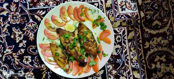 Black pomfret fish