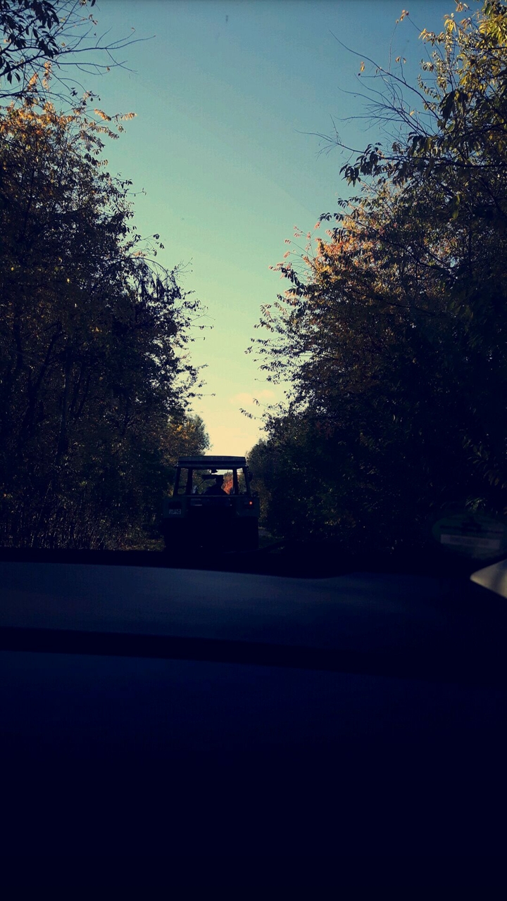 driving home