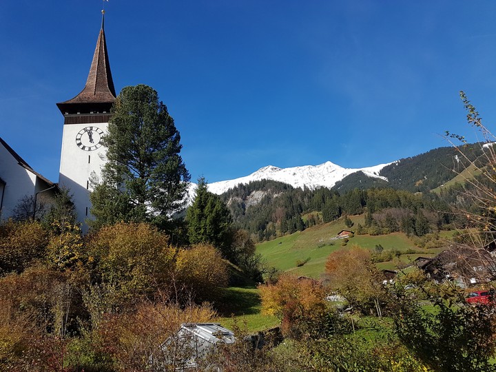 Kirche Schweiz Berge