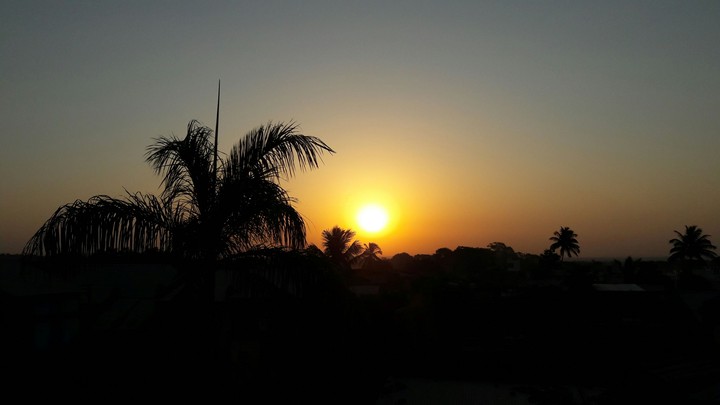 view of sunrise from my home