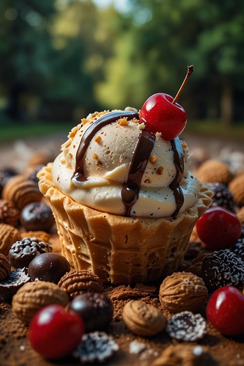 gelato, dessert वॉलपेपर