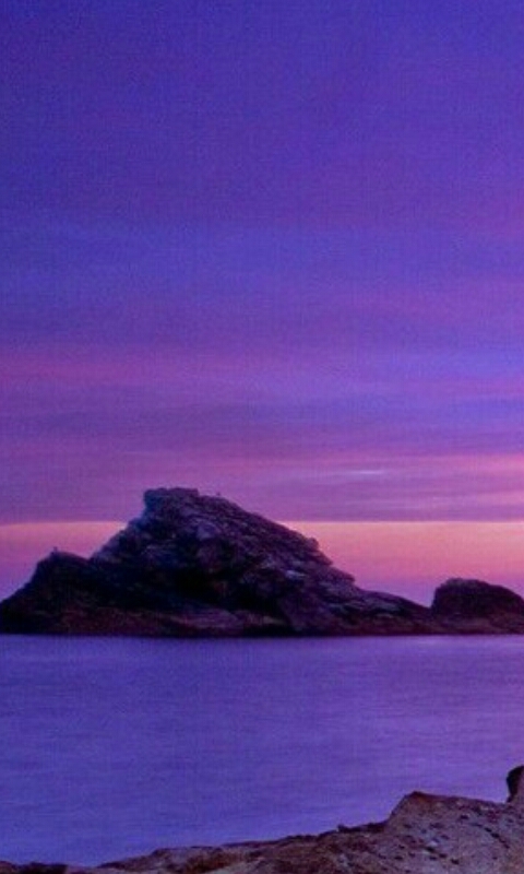 purple sunset