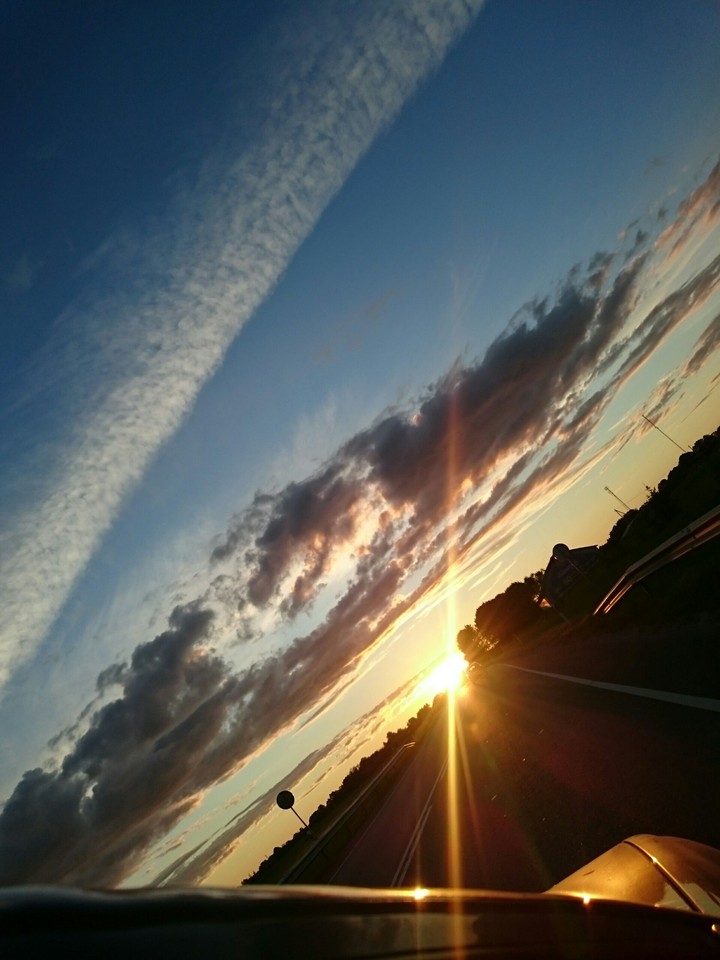 driving into the sun to live forever
