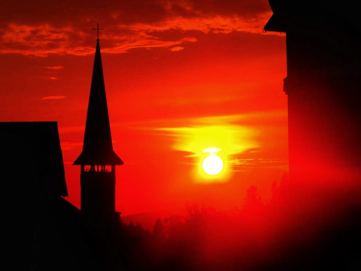 Sunset in Maramures