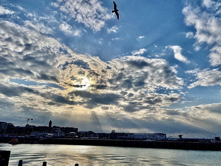 If clouds are blocking the sun. There will always be a silve