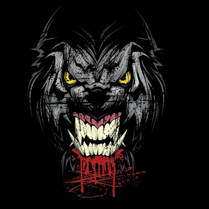 Artistic Angry Wolf