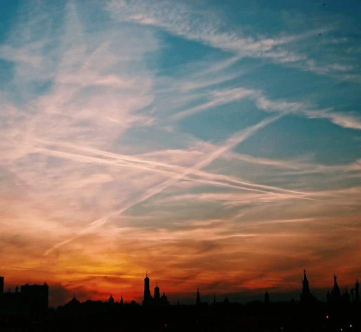 Moscow sunset