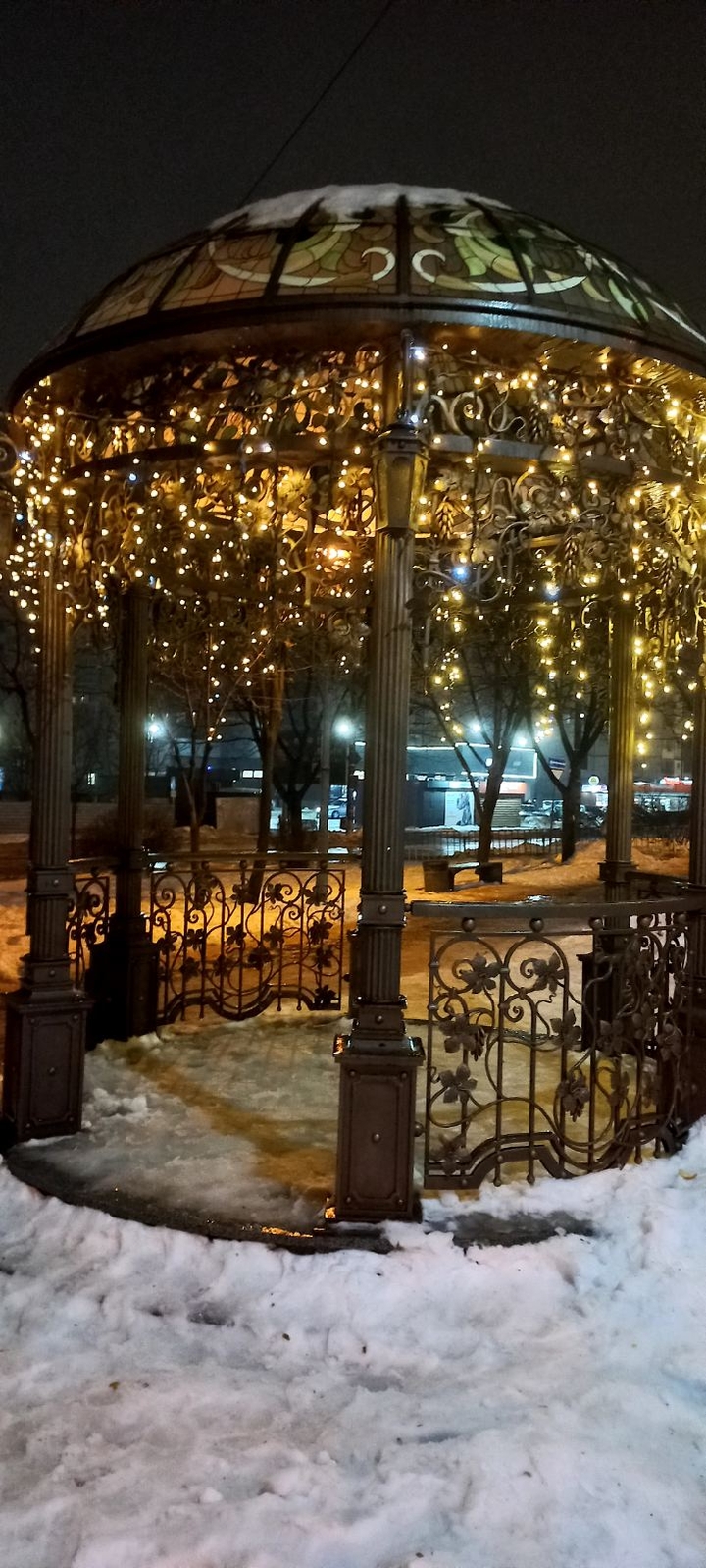 Зимняя аллея. Днепр