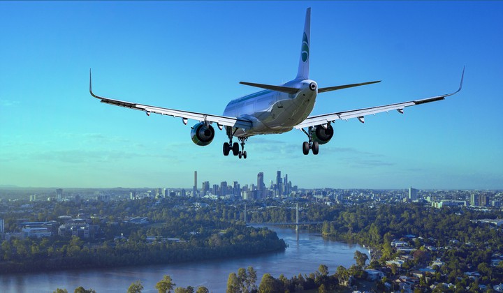 Flight Above The River