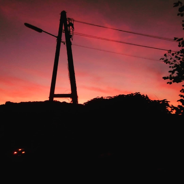 Red sky