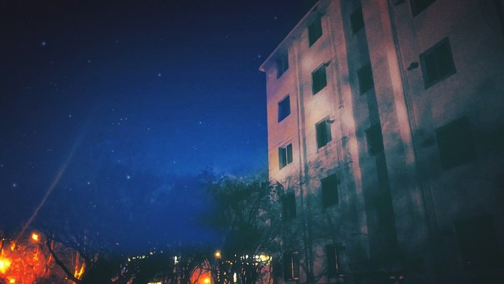 When I saw the sky at midnight