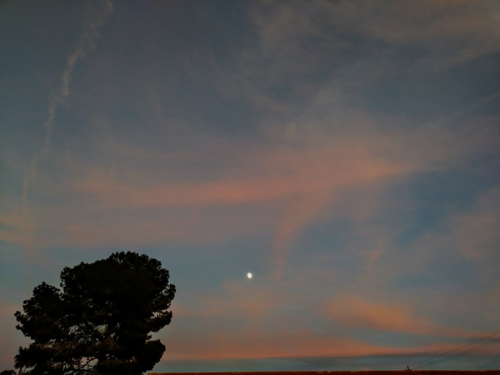 Moon Sunset