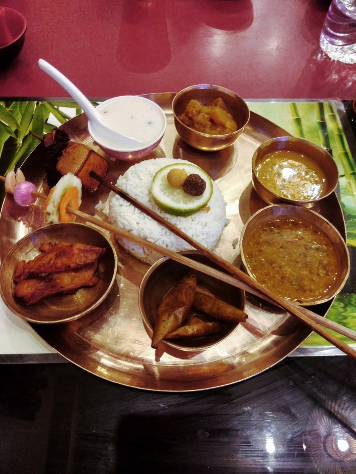 Authentic Indian Assamese cuisine