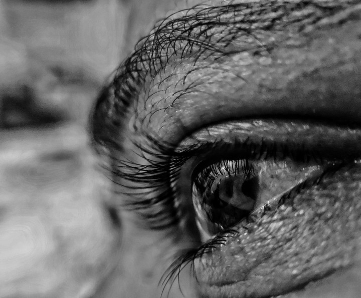Macro shot of Human Eye