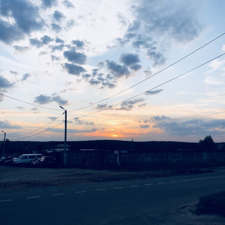 небо