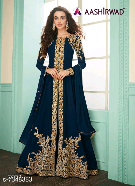 Catalog Name: *Attractive Trendy Georgette Suits & Dress Mat
