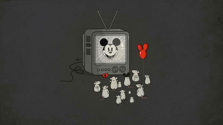 Creative Monochrome Mickey Mouse Fan Art