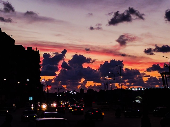 cloudy sunset