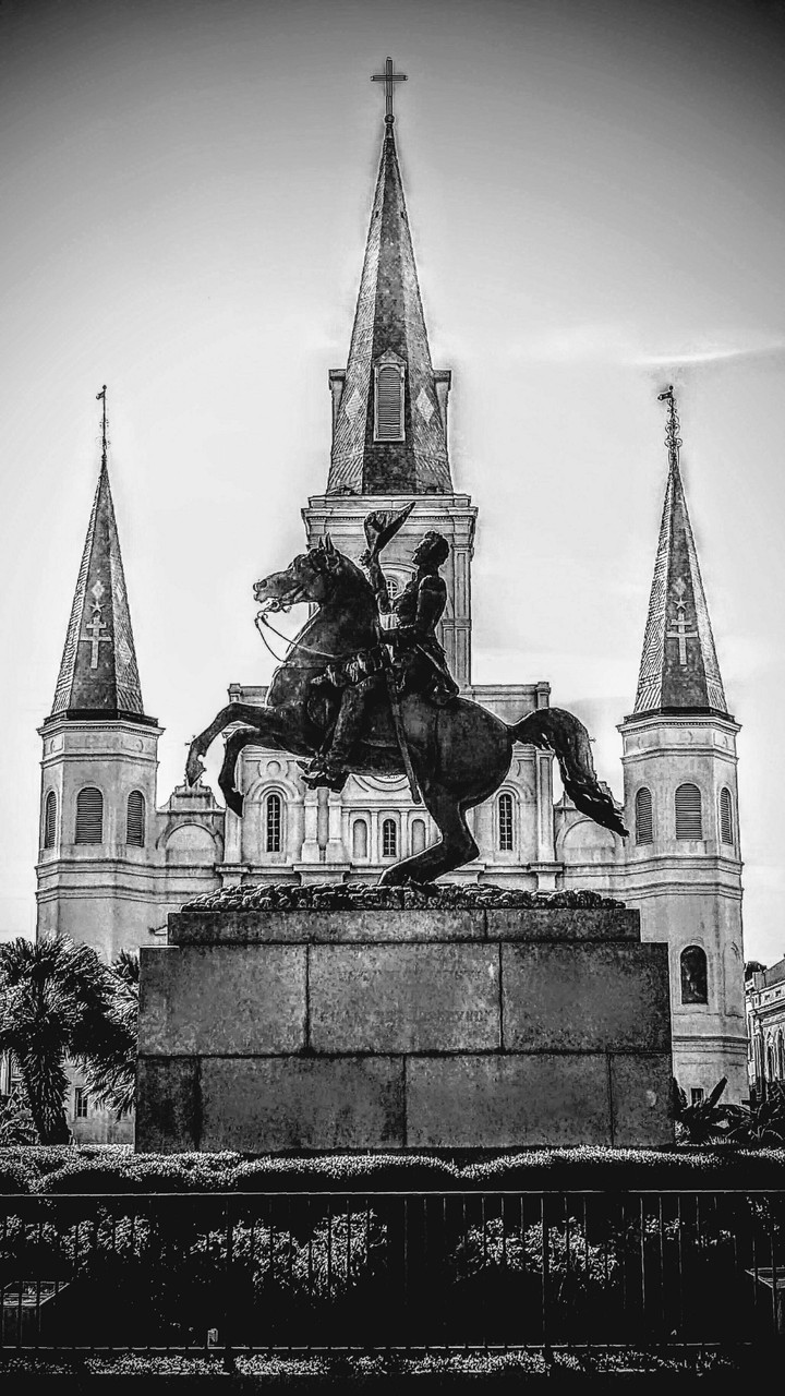 New Orleans at noon Jackson Square