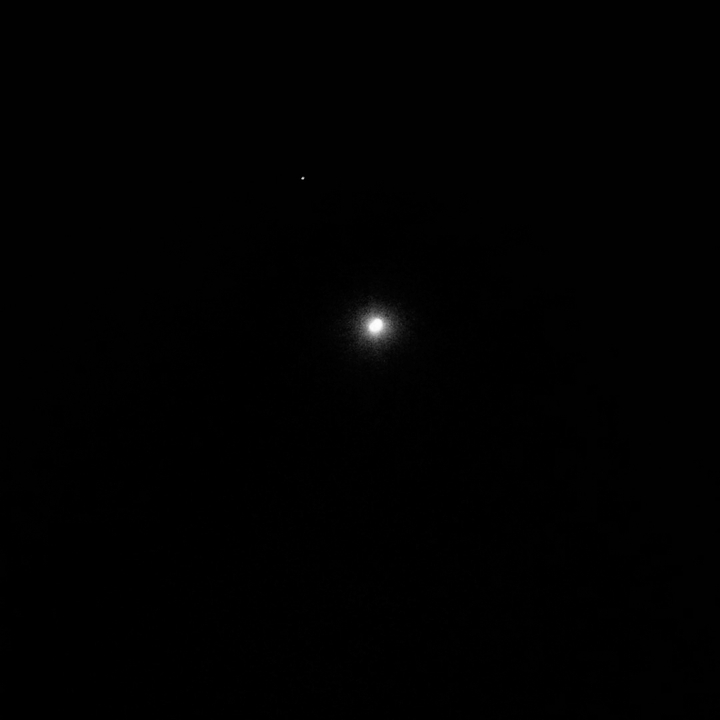 A moon with a star