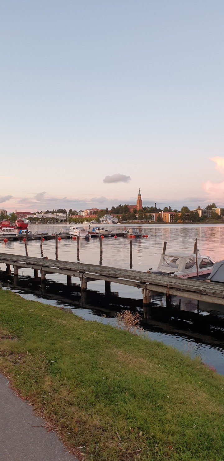 Evening in Savonlinna, Finland