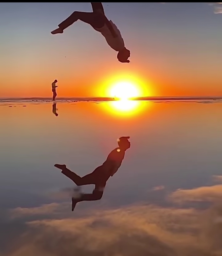 CLEAR ICE ON SUNSET