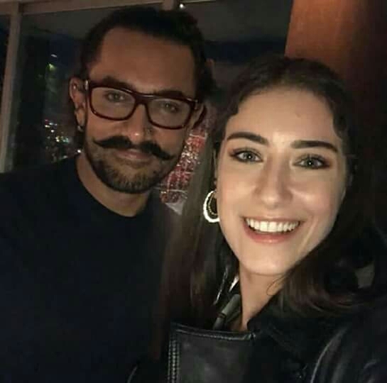Amir khan with Hazal Kkaya