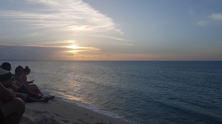Por do sol em Jeri