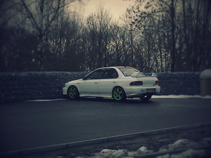car in winter