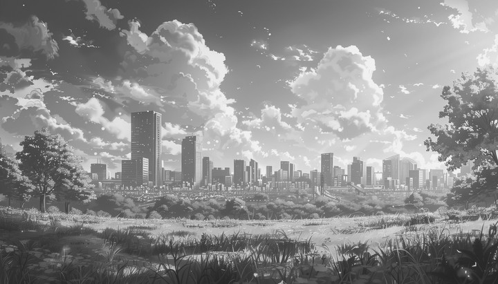 Vegetation, High-rise_building, Metropolis