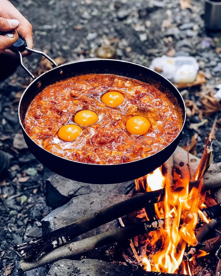 ♨️ IRAN # the  Eat breakfast in the nature ☺☘⛰☀️⛰⛰