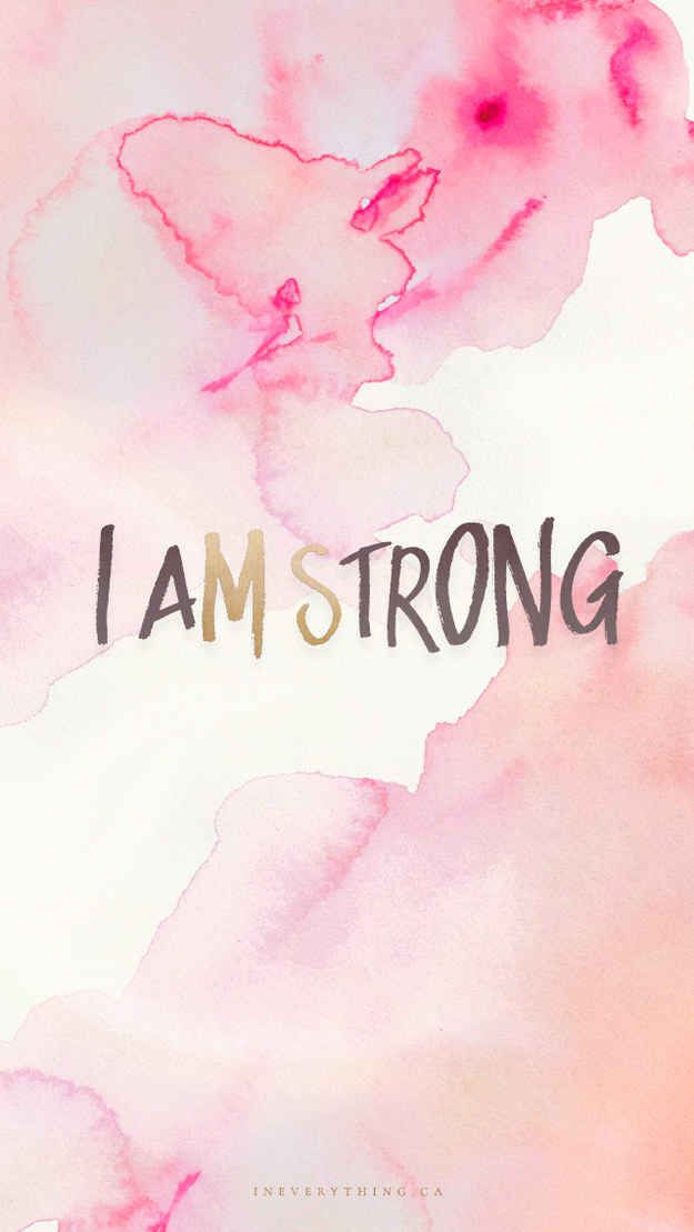 you are strong