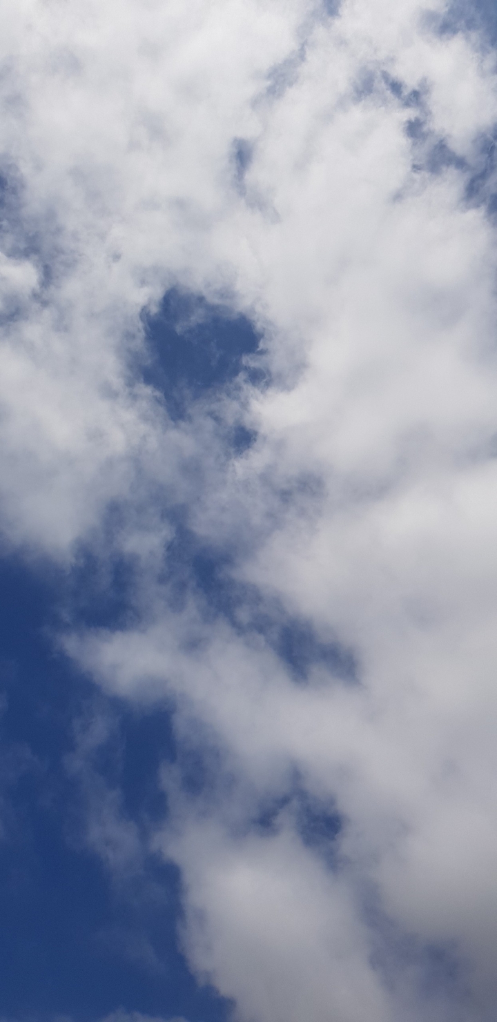 sky and clouds.