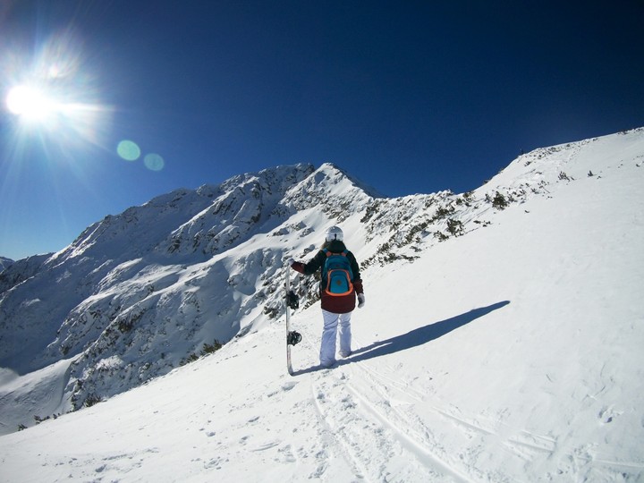 snowboarding