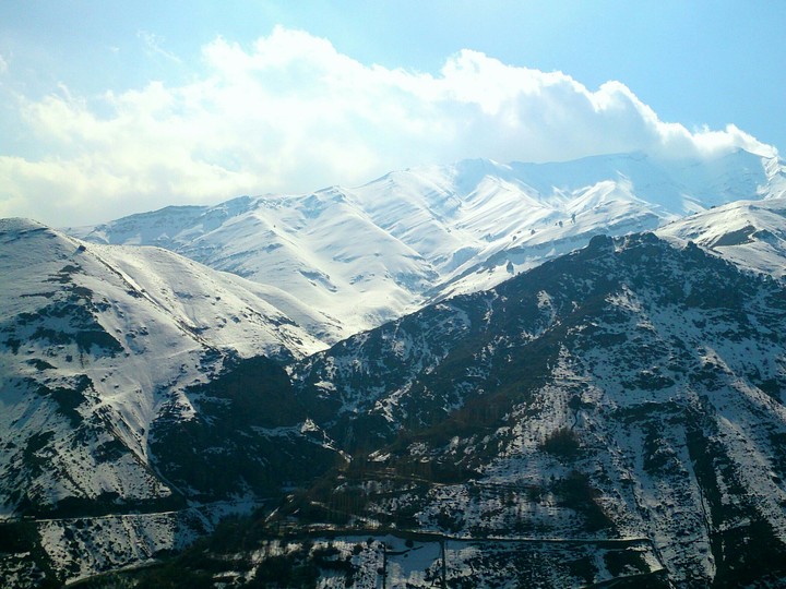 lavasan,tehran,iran in winter